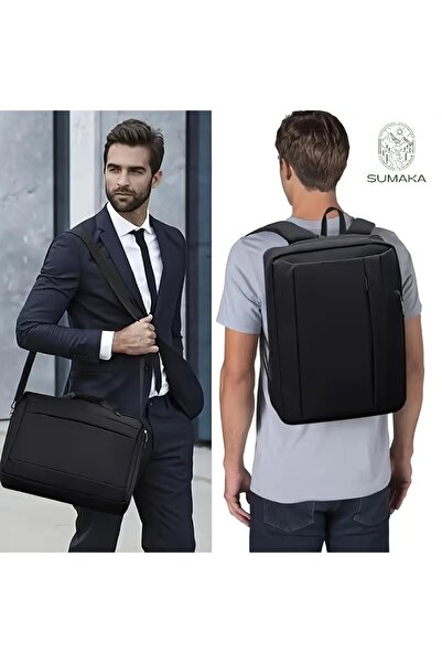 SUMAKA Laptop Bag 15.6 inch - Business Travel Backpack Handbag Briefcase Shoulder Messenger Bag Work Office
