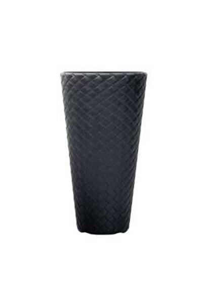 Prosperplast Ghiveci decorativ de flori, Prosperplast, Matuba Slim, rotund, inalt, 55 cm, antracit