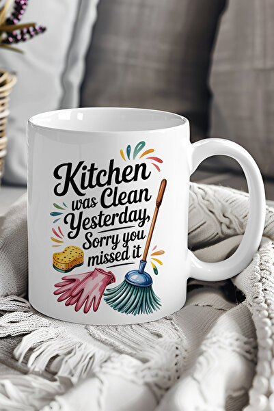 giftkonsept Kitchen Was Cleaned Printed Gift Mug
