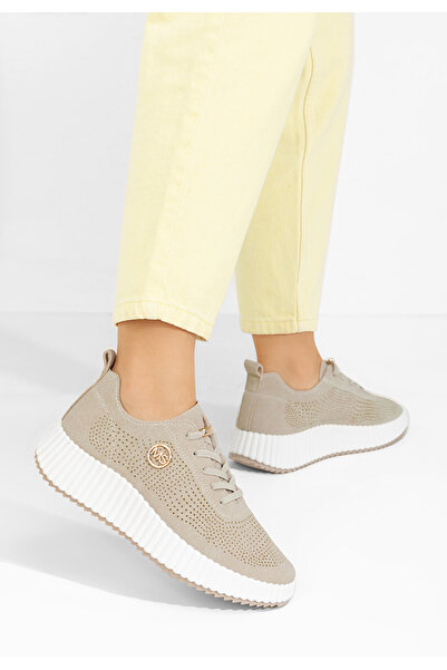 B T Shoes Sneakers με πλατφόρμα Antonya μπεζ