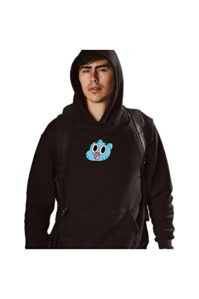 OEM Ανδρικό Φούτερ με Κουκούλα Gumball Cool Σχέδια