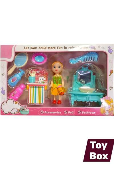 Toybox دمية أزياء مع إكسسوارات ومجموعة لعب للبنات