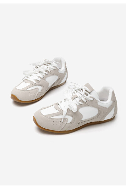 B T Shoes Bílé dámské tenisky Charlie