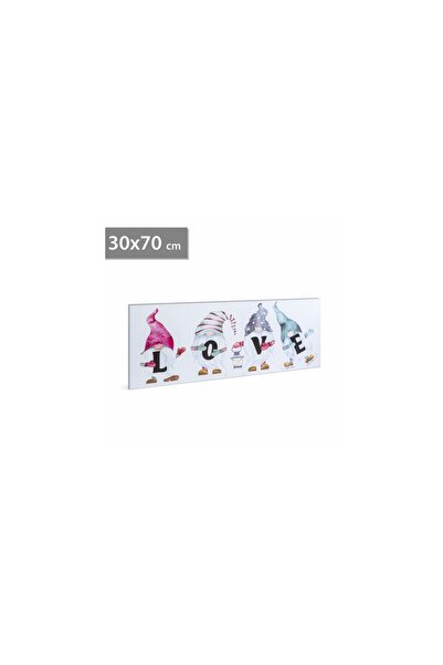Mercaton LED Wall Art – LOVE – with Hanger, 2 AA Batteries – 30 x 70 cm