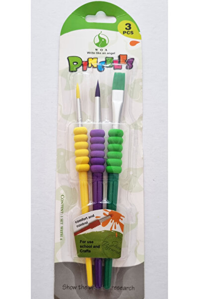Modellino Colorful Pinceles with 3 Silicone Bracelets Watercolor Acrylic Paint Oil Paint Brush