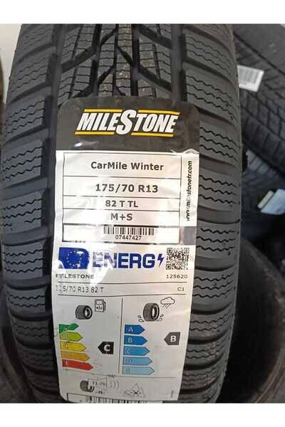 Milestone 175/70/13 82 T TL2025 ÜRETİM CARMİLE WİNTER KIŞLIK LASTİK