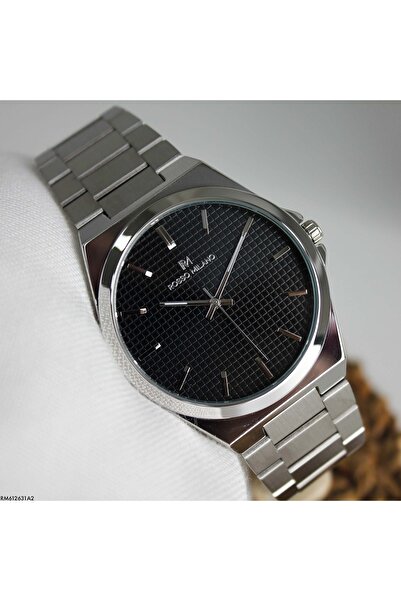 Store Tissot Prx Model Silver Inside Black Steel Men's Watch with Box and Warranty