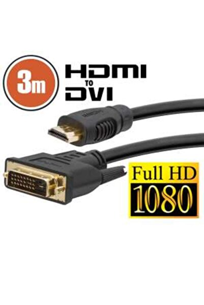 DELIGHT Cable DVI-D / HDMI • 3 m with gold-plated connectors