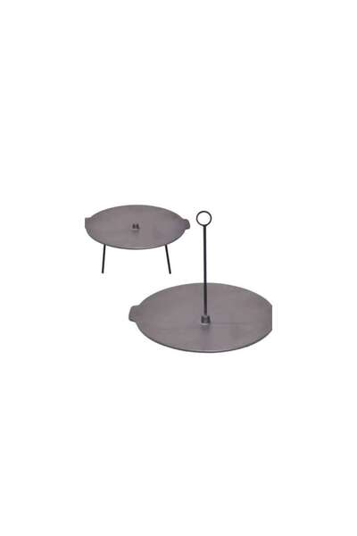 Perfect Home Grill disc, cast iron, 2 functions, with legs and hanger, 4423.5 cm