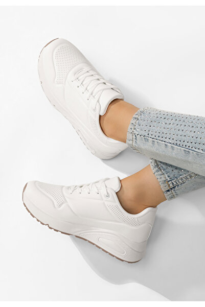 B T Shoes Sneakers dama Janita V2 albi