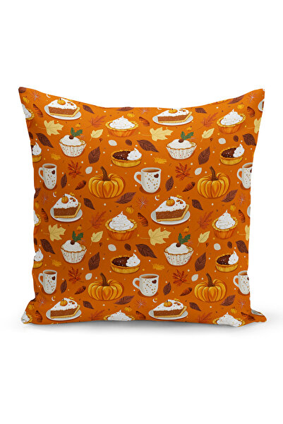 Bertille Home Φθινοπωρινή καρό σειρά με εμπριμέ κάλυμμα μαξιλαριού διπλής όψη...