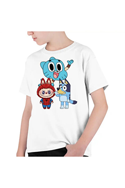 OEM Tricou Copii Baieti Gumball Bluey Labubu