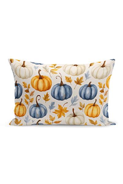Bertille Home Autumn Plaid Series Double Side Printed Throw Pillow Case (Halloween Autumn Cushion Cover)