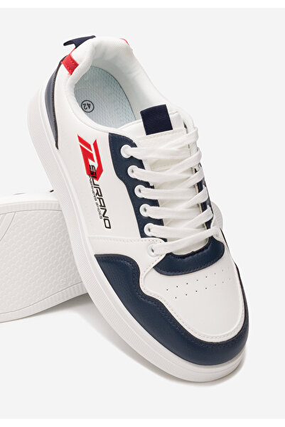 B T Shoes Bílé pánské tenisky Marius