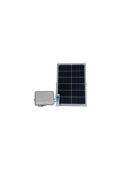 VTM Proiector LED Solar cu Telecomandă 120W/6500K pentru Iluminare Exterioară