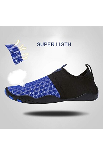 ON Electronics Slippers water beach for swimming shoes pool women men sport mesh sneaker (GRAY SIZE L 39-40)