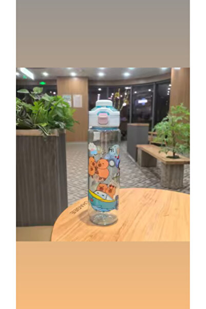 synshop Capybara water bottle - unisex school water bottle 800 ml