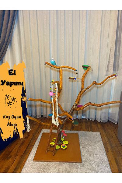 Ciko Kafes Bird Playground with Detachable Parts