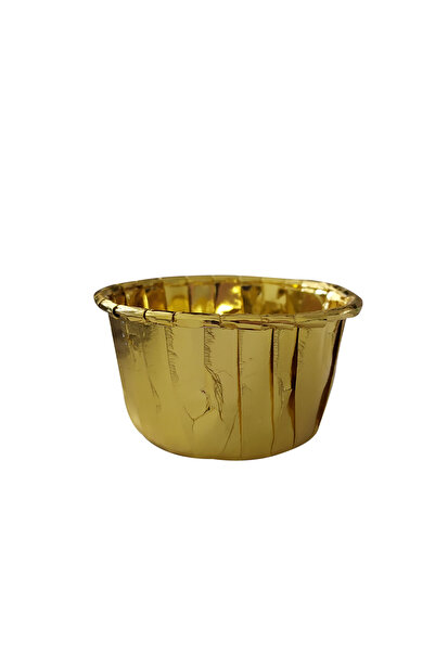 kidspartim Muffin Cake Capsule Gold 25 Pieces