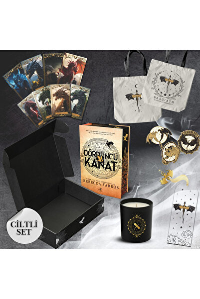 Olimpos Yayınları Dördüncü Kanat CİLTLİ ÖZEL BASKI Kutulu Set - Rebecca Yarros (Koleksiyonluk Baskı)