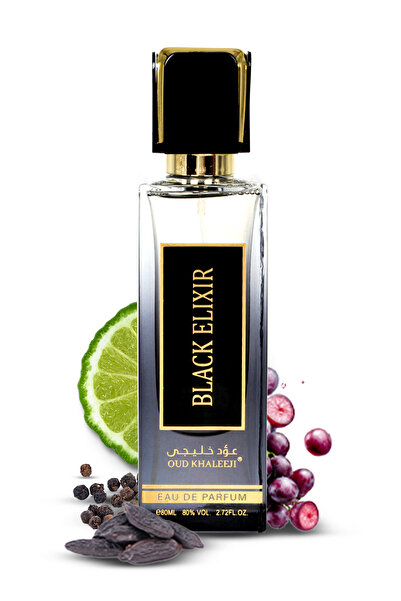Oud Khaleeji الإكسير الأسود - منعش، جريء، ومعقد ابتداءً من 80 مل