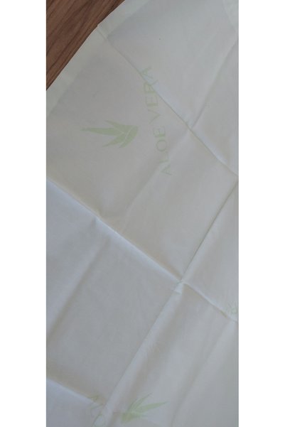 Algelsineve European Type Large Patternless Pillowcase, with Cotton Quality Fabric, with Zipper, Only Case White
