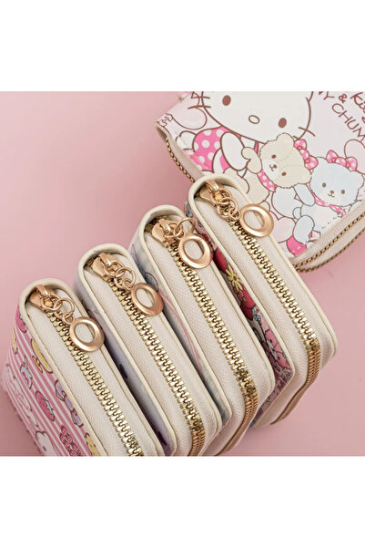 BABUN Sanrio Character Leather Zippered Hello Kitty Girls' Teenager Coin Wallet Children's Wallet
