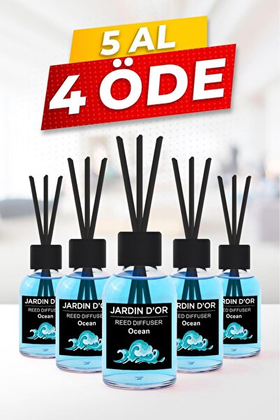 JARDIN D'OR 5 AL 4 ÖDE OKYANUS ÇUBUKLU ODA KOKUSU 50 ML / OCEAN REED DIFFUSER