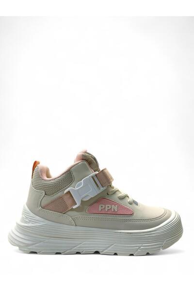 pepino 2036 Ортопедични момичешки спортни ботуши, кремави/пудра