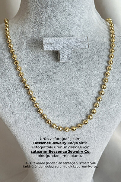 Bessence Jewelry Co Xuping 14K Gold Çelik Kolye – VIP Modern Tasarım, Paslanmaz