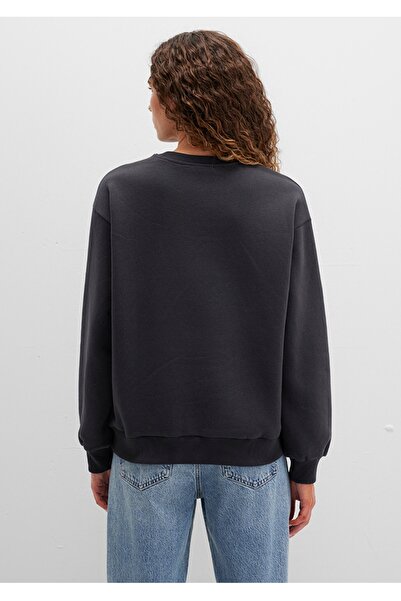 Mavi Logo Printed Loose Fit Sweatshirt