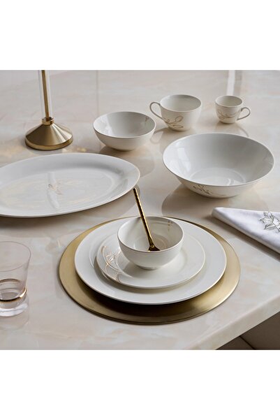 Generic Tulip Porcelain Cup and Saucer Set - 220 ml