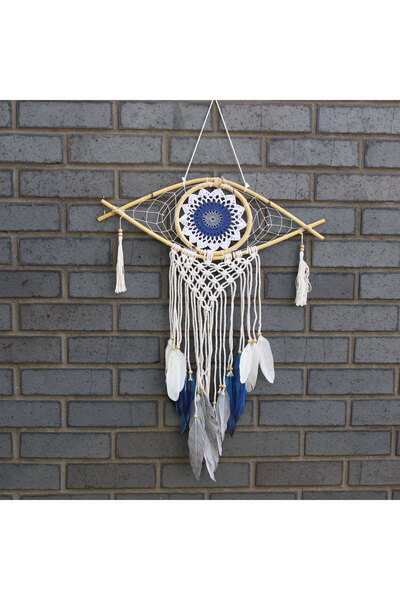 Ancient wisdom Dream Catcher - Big Macrame Eye