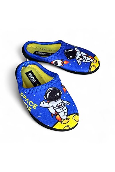 GEZER Boy's Space Printed Anti-Slip Sole Home Slippers