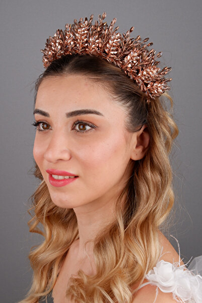 ESPEREST تاج الزفاف الفاخر من فالنتينا بتصميم خاص، إكسسوار للعروس والزفاف