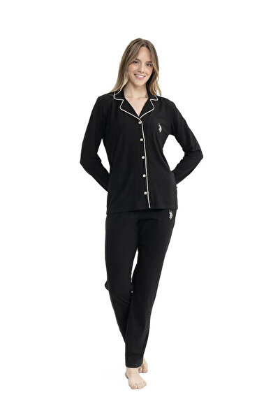 Pierre Cardin Cotton Modal Front Button Long Sleeve Women's Pajama Set