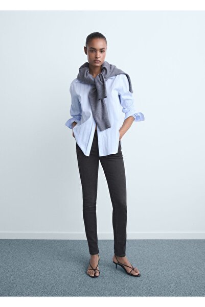 MANGO Woman Orta belli skinny jean pantolon