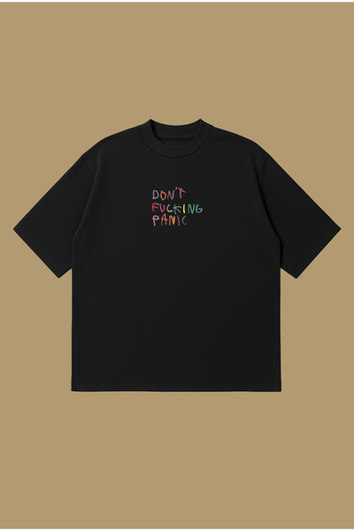 PURE POWER Μην παραστέλλεστε σε πανικό Boxy Fit oversized Unisex Tshirt – με τύπωμα Tshirt |   Streetwear