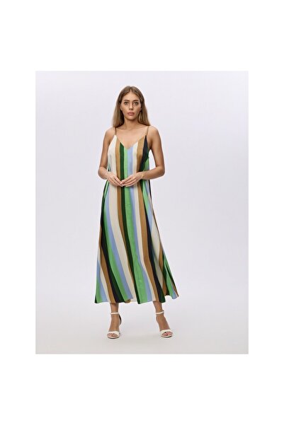 OEM LORELAY STRIPED DAY DRESS