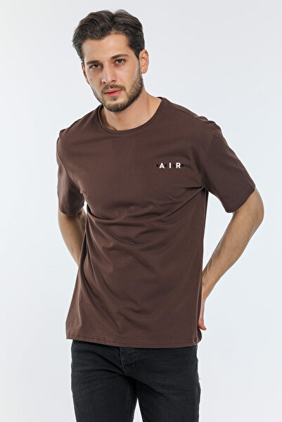 Süperlife Süperlife Men's Crew Neck Slim Fit Printed T-Shirt Spr21Y23