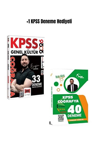 Yargı Yayınları 2026 KPSS Coğrafya Yargı Engin Eraydın ve Doktrin Rıza Akın K...
