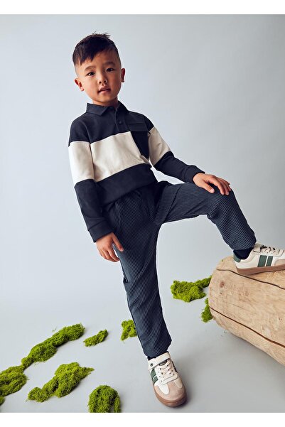 MAYORAL Boy's Rubber Waist Velvet Trousers