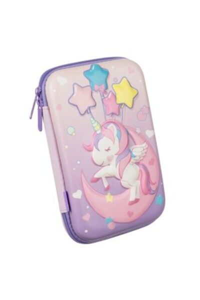 KESNUP Penar cu unicorn, închidere cu fermoar din poliester, dimensiuni 23 x ...