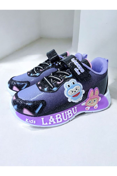 pediashoes LABUBU KIZ ÇOCUK HAFİF VE ESNEK SPOR AYAKKABI 26 İLE 30 NO ARASI IŞIKLIDIR