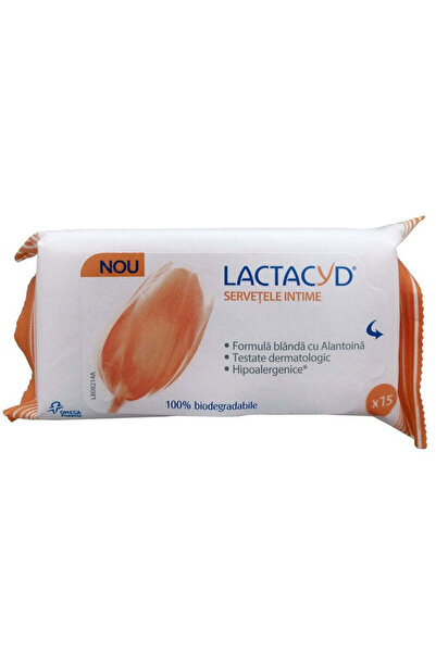 perrigo Servetele intime fresh Lactacyd, 15 Bucati,