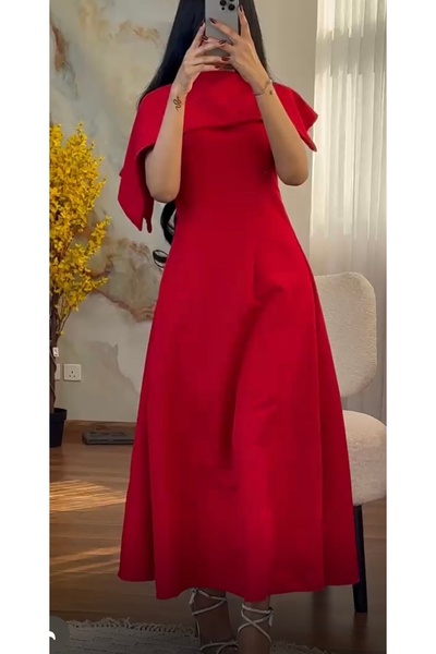 lANCERA red evening dress