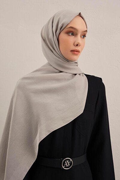 Armine Απλό σάλι Lyocell - Ασημί 23