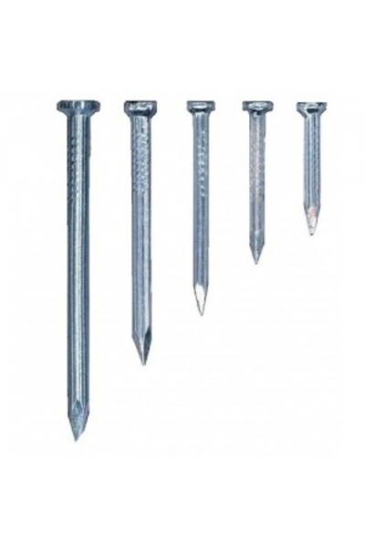 Epilons White Channeled Steel Concrete Nails 5X100 100 Pcs