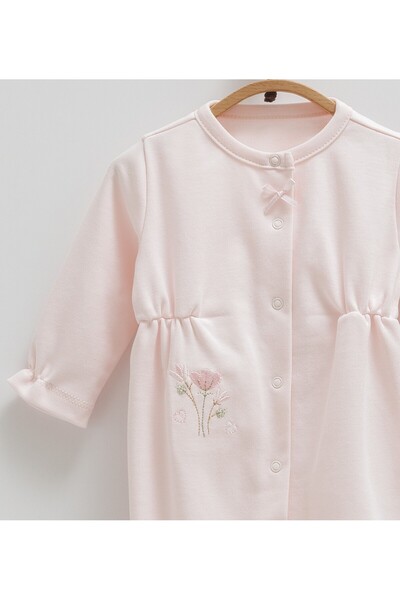 Caramell 100% Cotton Baby Girl Romper with Hat 0-6 Months