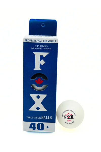 Generic FOX Professional Table Tennis Balls, 40+ High Polymer Material, White,5 star Table Tennis Balls